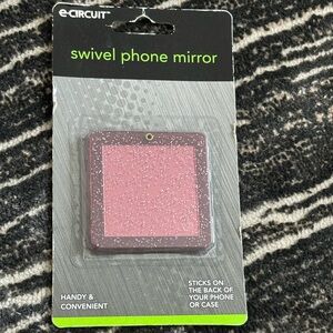 Pink Swivel Phone Mirror